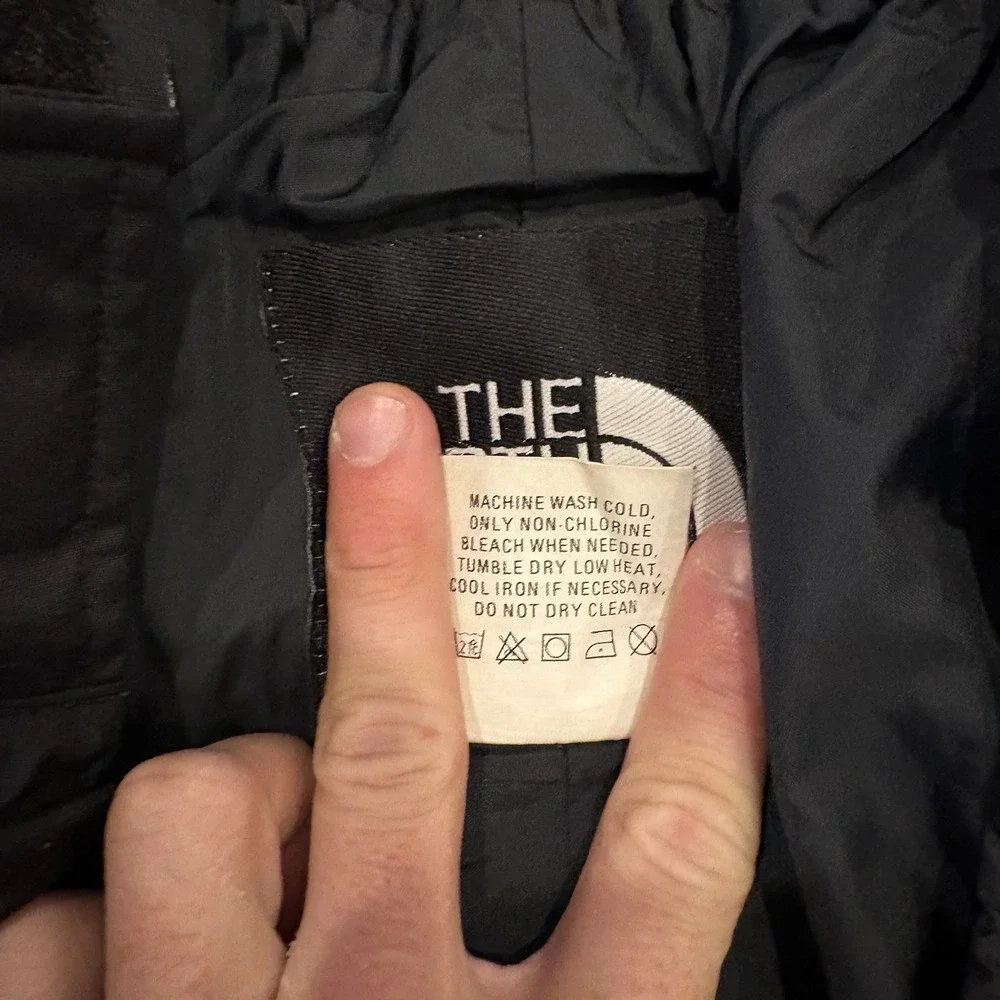 VINTAGE The North Face Black Pants Side Zip Off Mountain Outdoor Skiing M-XL Tag